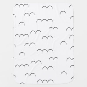 Minimalist Seagulls Baby Fitted Sheet Baby Blanket