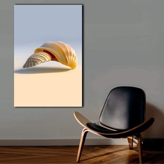 Minimalist Seashell Wall Decor Nature Art (Creator Uploaded)