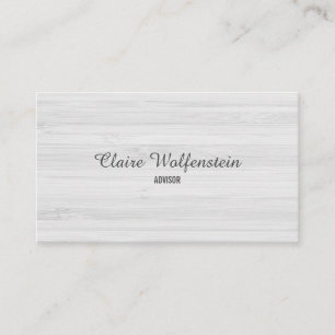 Minimalist Shabby Chic Professional Business Card