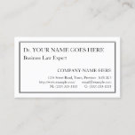 [ Thumbnail: Minimalist, Simple, and Basic Business Card ]