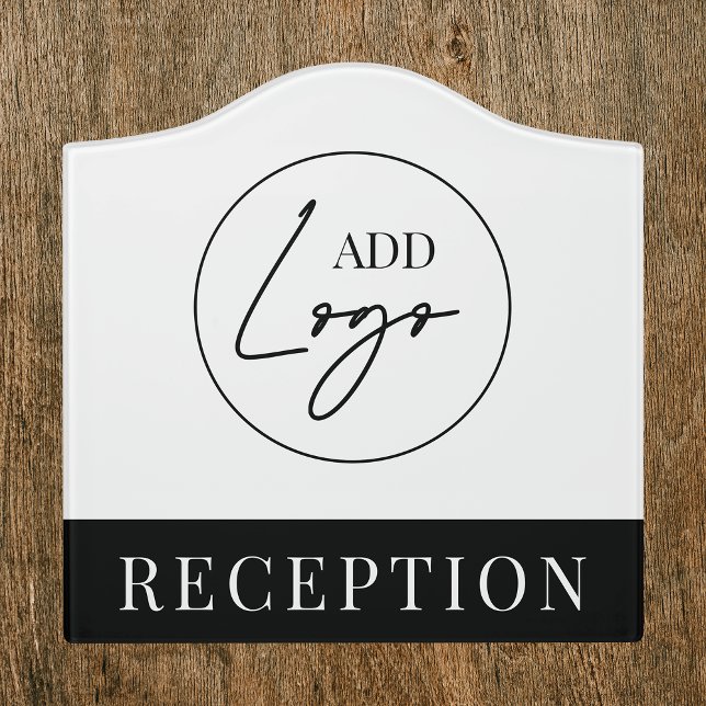 Minimalist Simple Business Logo Office Reception Door Sign (Minimalist simple business logo acrylic door or wall sign for your office)