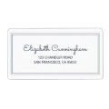 Minimalist Simple Cursive Script Return Address Label | Zazzle