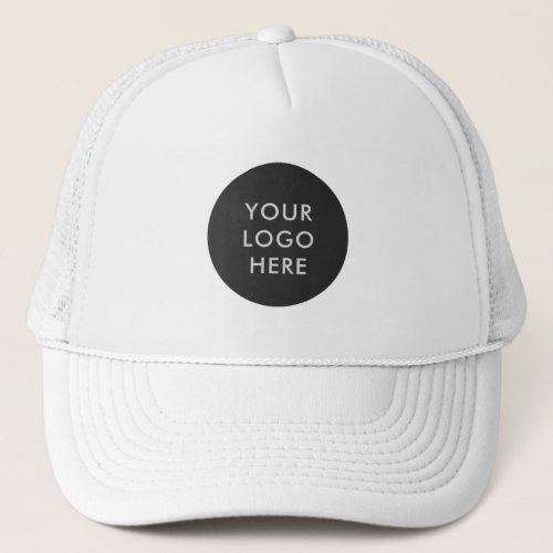 Minimalist Simple Custom Logo Business Company Trucker Hat
