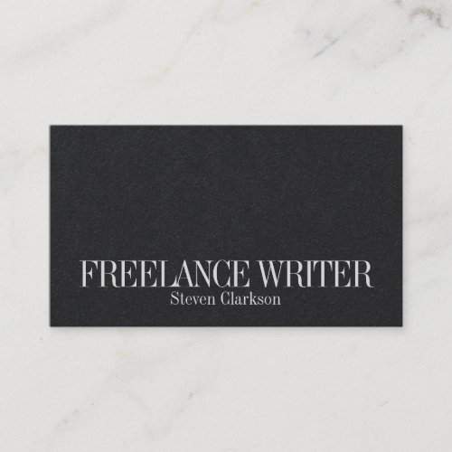 Minimalist simple elegance business card