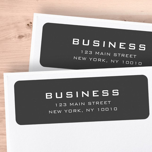 Minimalist Simple Elegant Modern Business Name Label (Creator Uploaded)