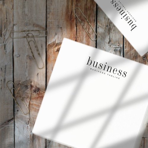 Minimalist Simple Elegant Modern Business Name Post_it Notes