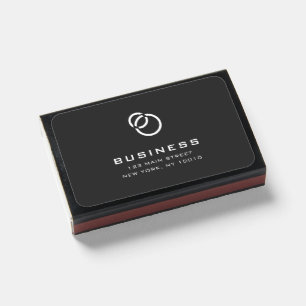 Minimalist Simple Elegant Modern Logo Name Matchboxes