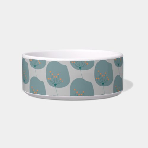 Minimalist Simple Grey Blue Ceramic Pet Bowl