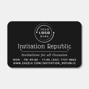 minimalist Simple Logo and Text Business Matchboxes