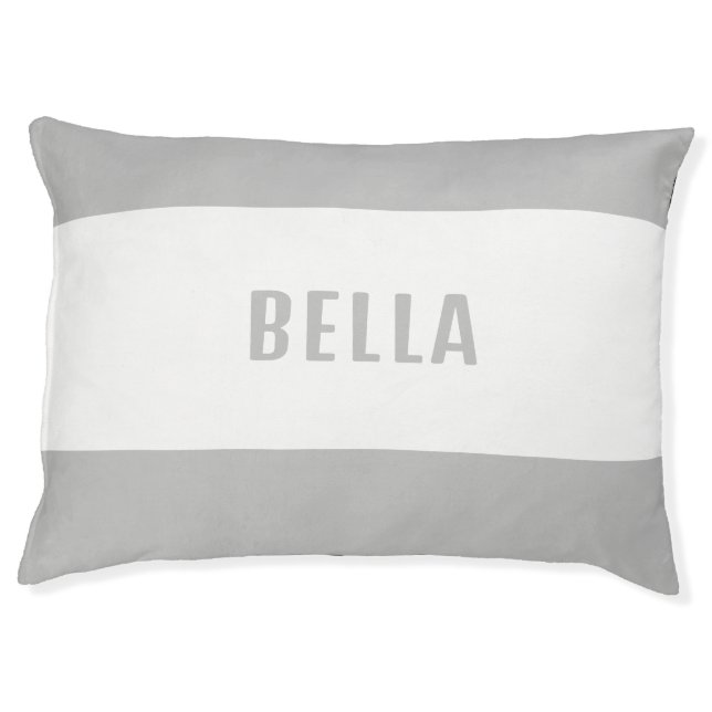 Minimalist Simple Modern Elegant Personalized Pet Bed (Front)