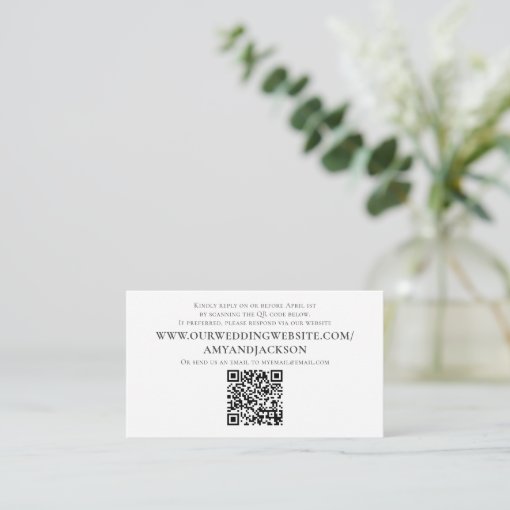 Minimalist Simple Photo QR Code Website Template Zazzle Minimalist Simple Photo QR Code Website Template Zazzle