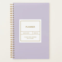 Minimalist Simple Planner Design