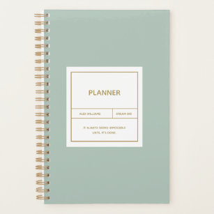 Minimalist Simple Planner Design