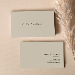 Minimalist Simple Professional Business Card