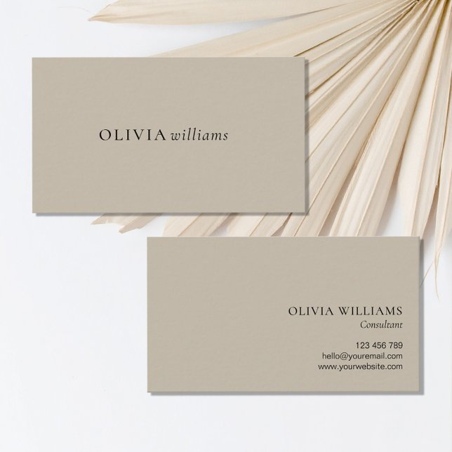 Minimalist Simple Professional Business Card (Creator Uploaded)