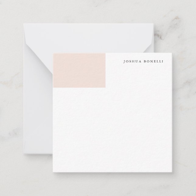 Minimalist Simple Professional Remarkable Note Card (Front)
