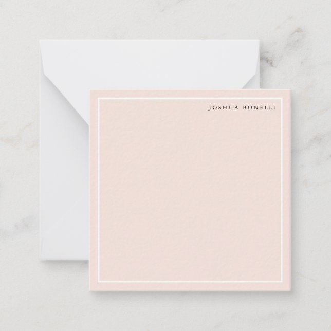 Minimalist Simple Professional Remarkable Note Card (Front)