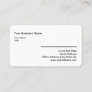 Minimalist Simple Rounded Corner Business Cards