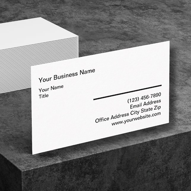 Minimalist Simple Rounded Corner Business Cards (Creator Uploaded)