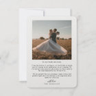 Minimalist Simple Script with Heart Wedding Photo