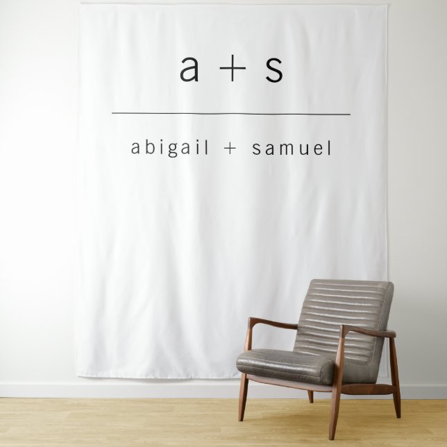 Minimalist Simple Wedding Backdrop (In Situ)