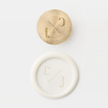 Minimalist Simple Wedding Monogram Wax Seal Stamp<br><div class="desc">Elevate your envelopes with a simple minimalist monogram wax seal stamp.</div>