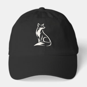 Minimalist Sitting Fox Silhouette Hat