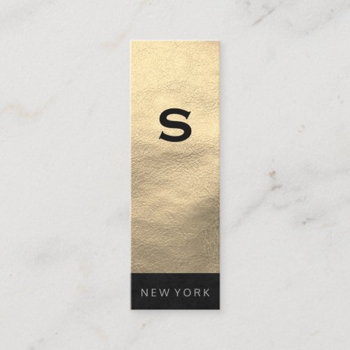 Minimalist Sleek Executive Mini Business Card