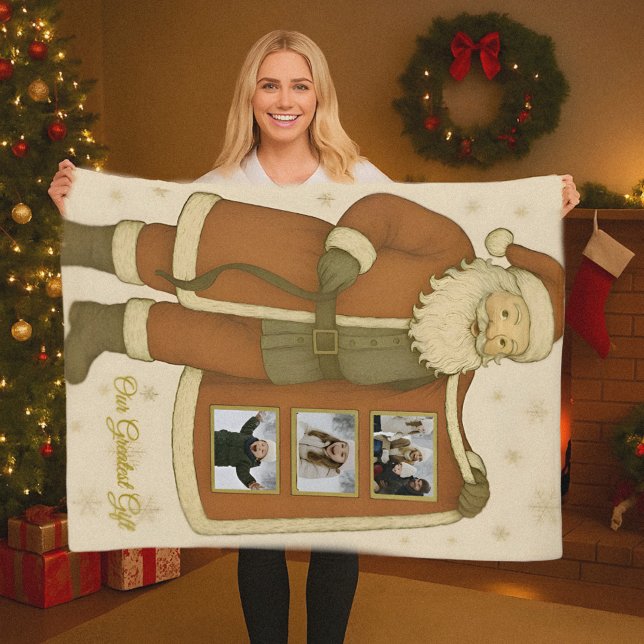 Minimalist Snowflake Falling Christmas Blanket (Creator Uploaded)