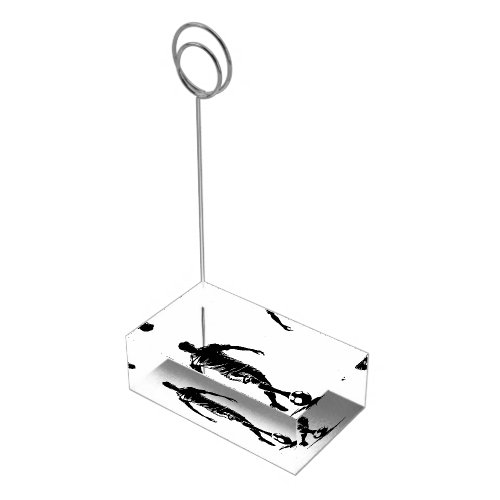 Minimalist Soccer Player Silhouette Art Holder