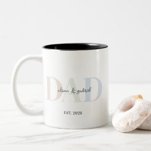 Minimalist Soft Neutral Dad Coffee Mug
