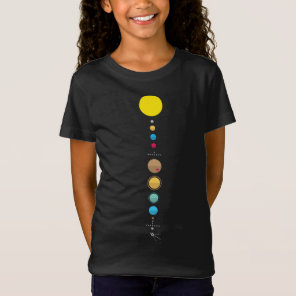 Minimalist Solar System - Astronomy Science T-Shirt