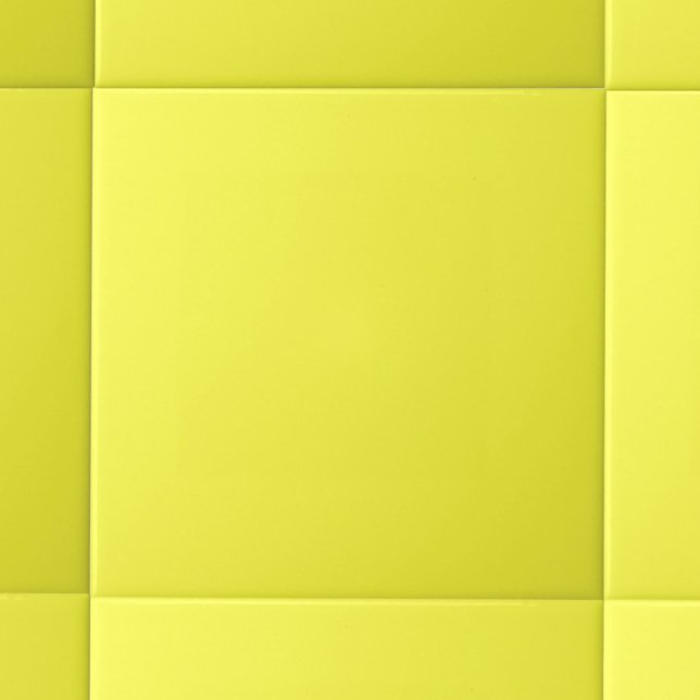 Minimalist Solid Color | Canary Yellow Ceramic Tile (Creator Uploaded)