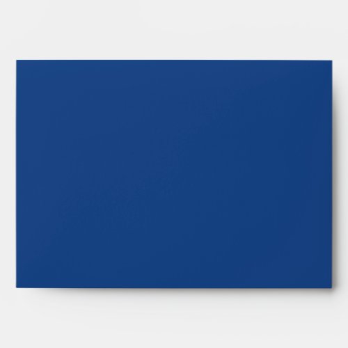 Minimalist Solid French Blue Blank Simple Wedding Envelope