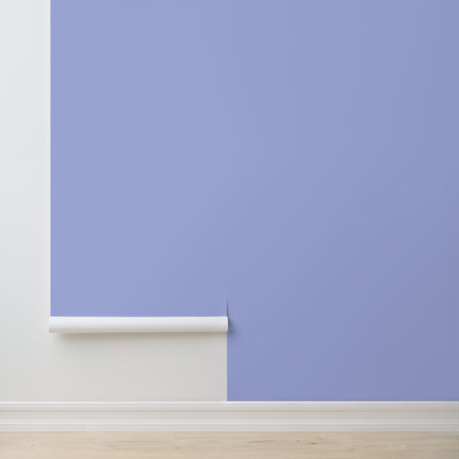 Minimalist Solid Light Periwinkle Purple Blue Wallpaper (Application)