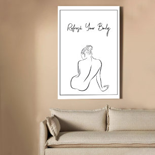 Minimalist Spa Decor Print
