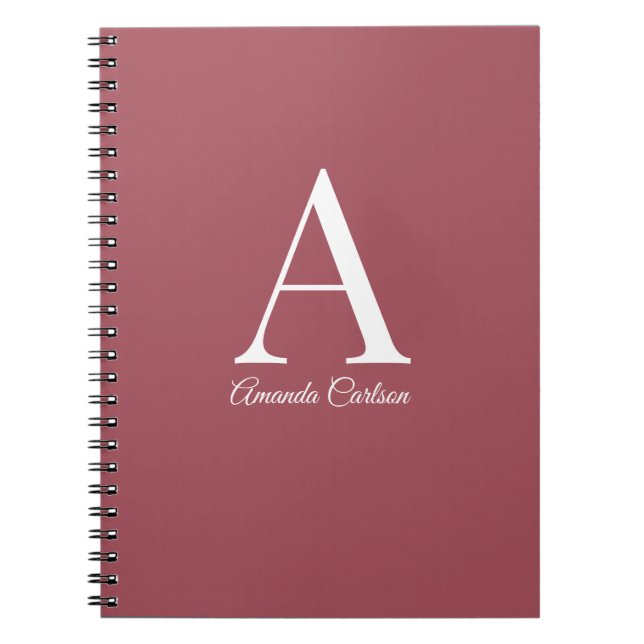 Minimalist Spiral Notebook (Front)