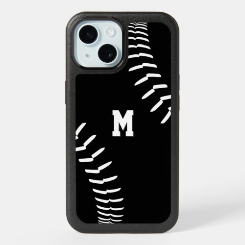 minimalist sports baseball softball any color iPhone 15 case