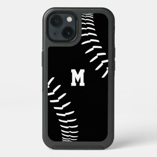 minimalist sports baseball softball any color iPhone 13 case