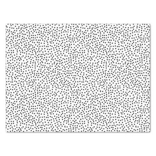 Minimalist Spots Simple Modern Cute Dalmatian Tissue Paper