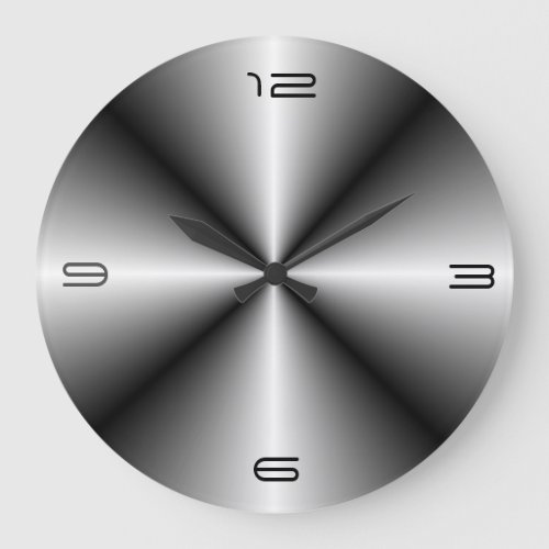 Minimalist Stainless Steel LookWall Clock