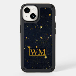 Minimalist Starry Night Sky Initials Speck iPhone 14 Case
