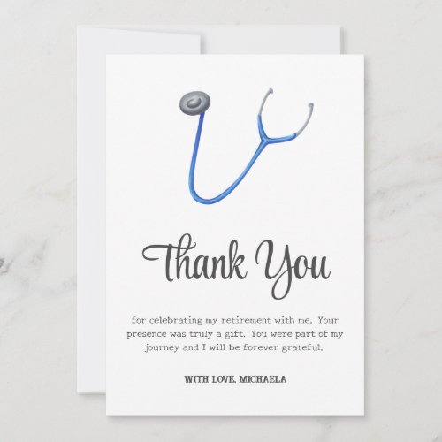 Minimalist Stethoscope Retirement