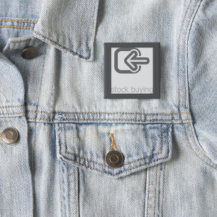 Minimalist Stock Buying Modern Financial Icon  Button