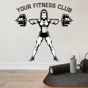 Minimalist Strength Training Motivational Wall Decal