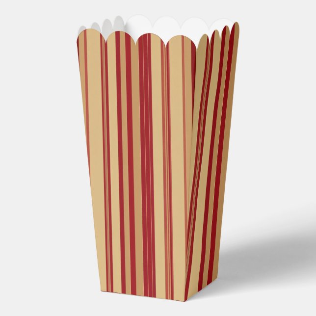 Minimalist Stripe Favor Box  (Back)
