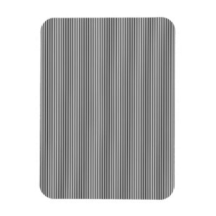 Minimalist Striped Magnet Modern Black White