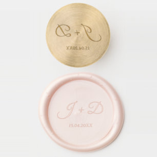 Minimalist Style   Calligraphy Font Wedding Wax Seal Stamp