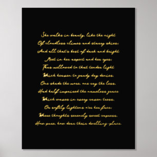 Minimalist Style Lyrics Print, Song Lyrics Art  Foil Prints