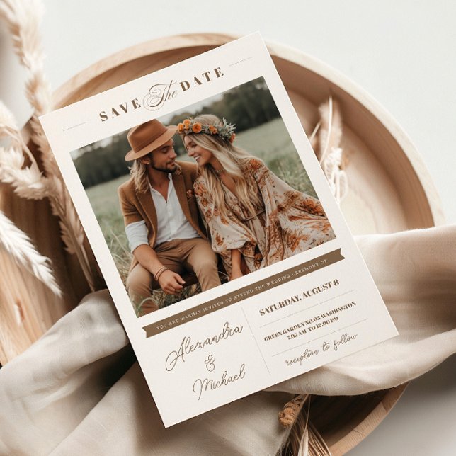 Minimalist Style | One Photo  Invitation (Creator Uploaded)